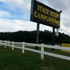 Stage Stop Campground in Winter Garden Florida Sign