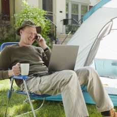 bigstock-Camping-At-Home-21476630