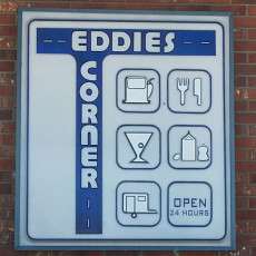 Eddie's Corner Moore Montana Sign